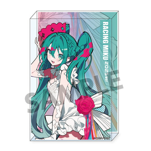 『初音ミク レーシングミク 2025』15th ”Rhapsody” Ver. アクリルブロック